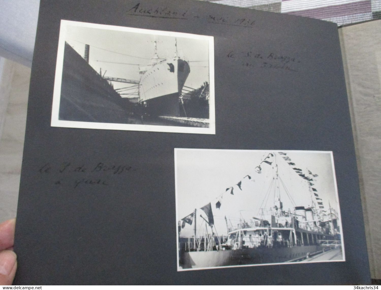 Album Voyage  Sarvognan De Brazza  Campagne 1936 87 Photos Originales Wallis Auckland  Tahiti Tubuac Rapa ..... - Oceania
