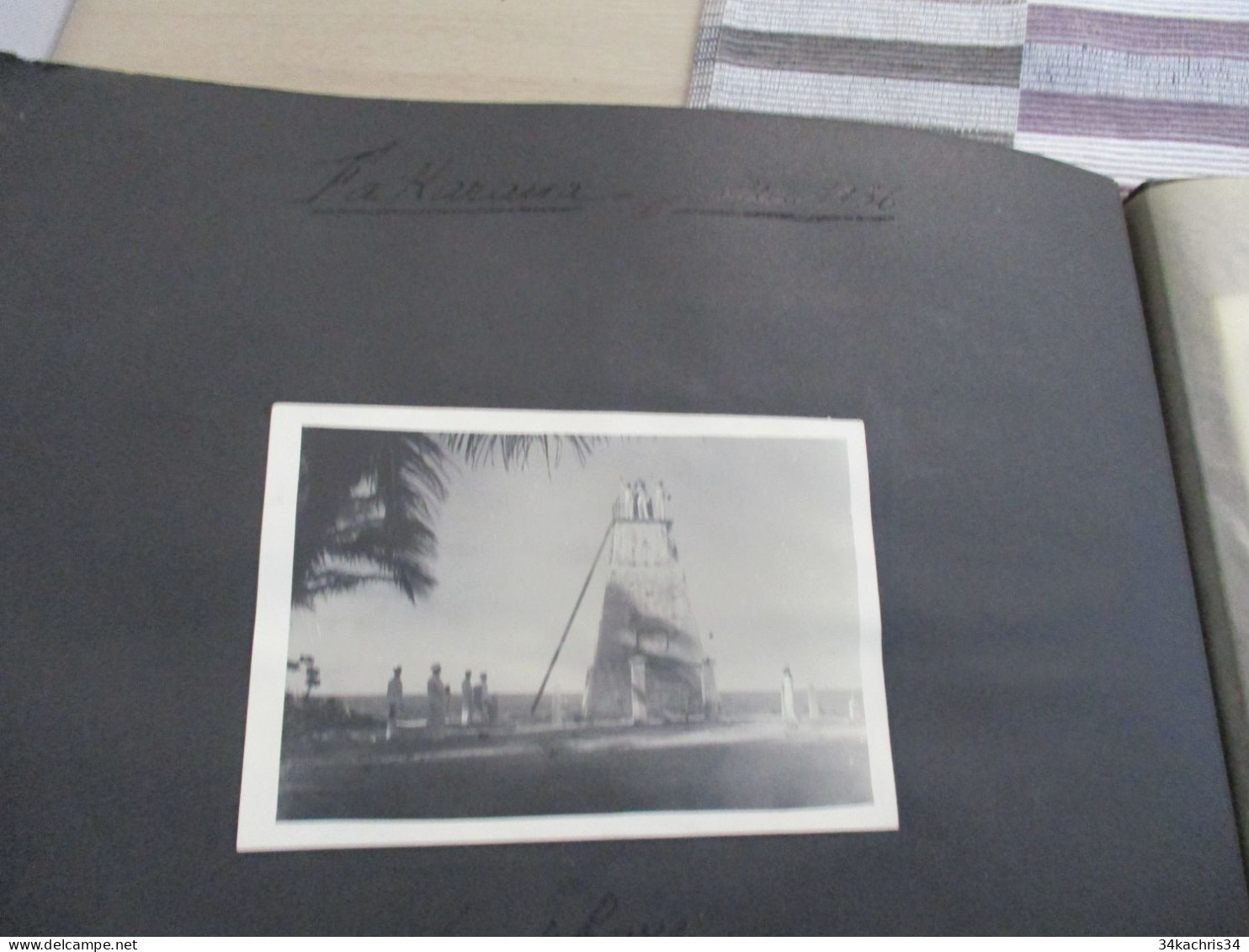 Album voyage  Sarvognan de Brazza  Campagne 1936 87 photos originales Wallis Auckland  Tahiti Tubuac Rapa .....