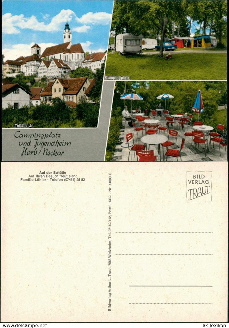 Horb Am Neckar Camping-Platz U. Jugendheim 3 Foto-Ansichten Mehrbild-AK 1965 - Horb