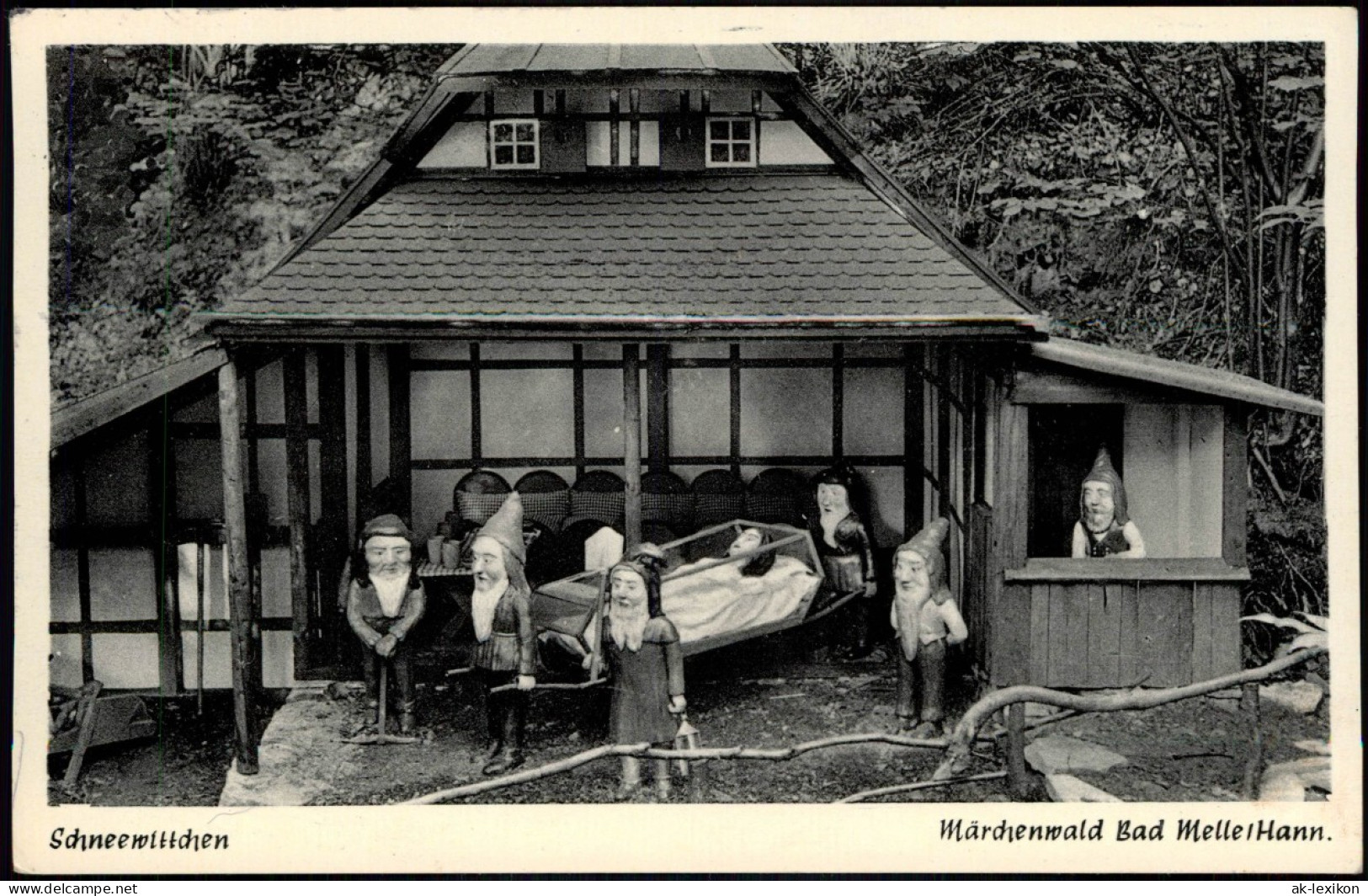 Ansichtskarte Melle Märchenwald - Schneewitchen 1958 - Melle