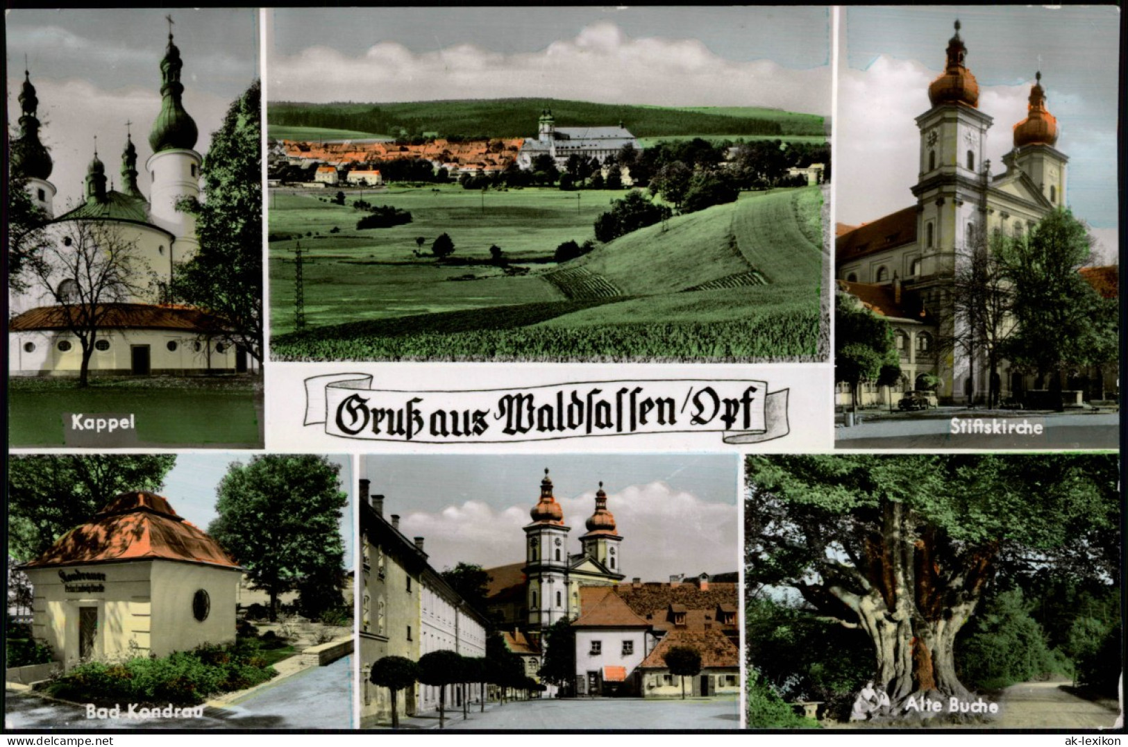 Waldsassen Mehrbild-AK Mit Kappel, Fernansicht, Alte Buche Uvm. 1968 - Waldsassen