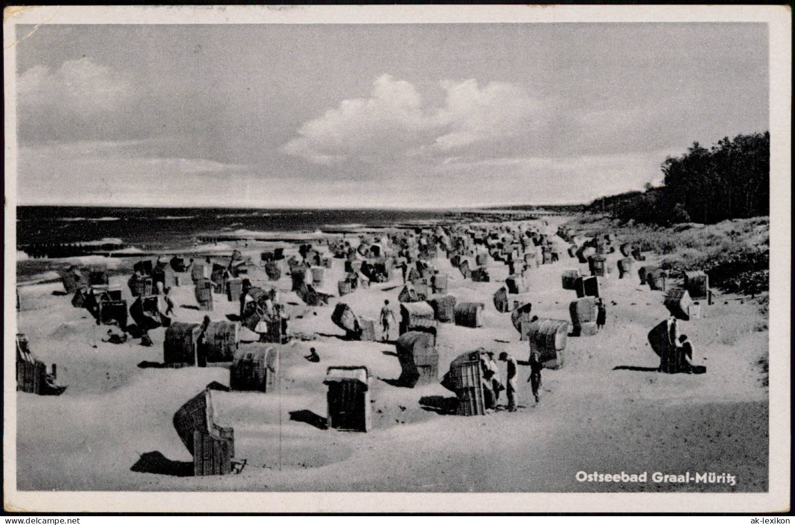 Ansichtskarte Graal-Müritz Strand Belebt, Ostsee Ostseebad DDR AK 1957 - Graal-Müritz