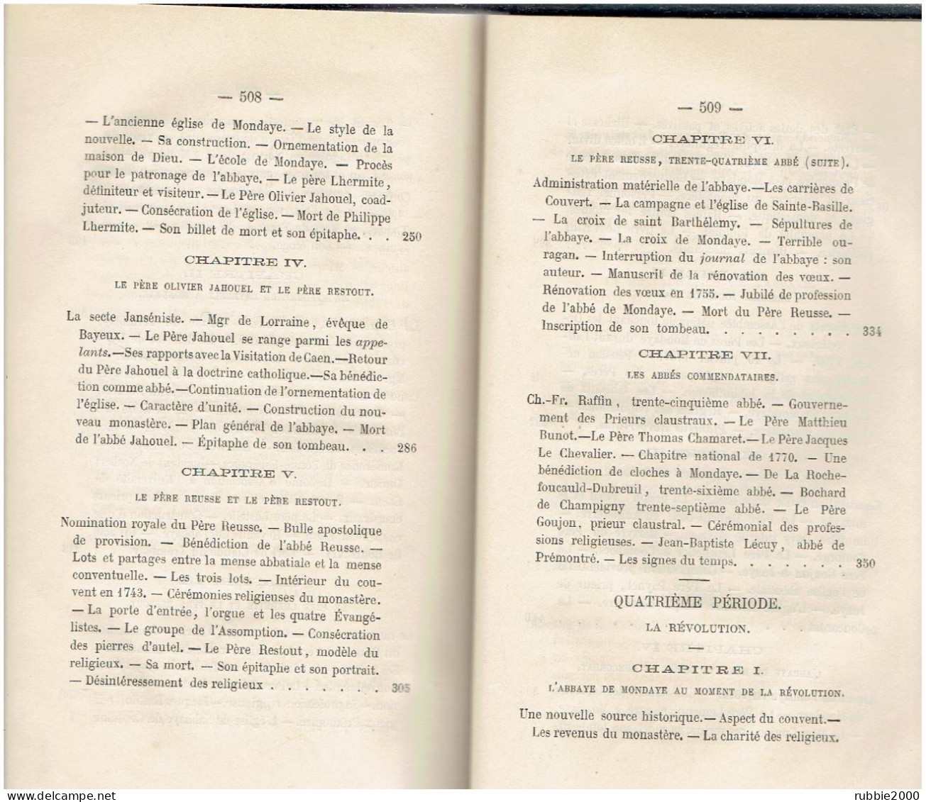 ESSAI HISTORIQUE SUR L ABBAYE DE MONDAYE DE L ORDRE DE PREMONTE 1874 PAR GODEFROID MADELEINE - Normandie
