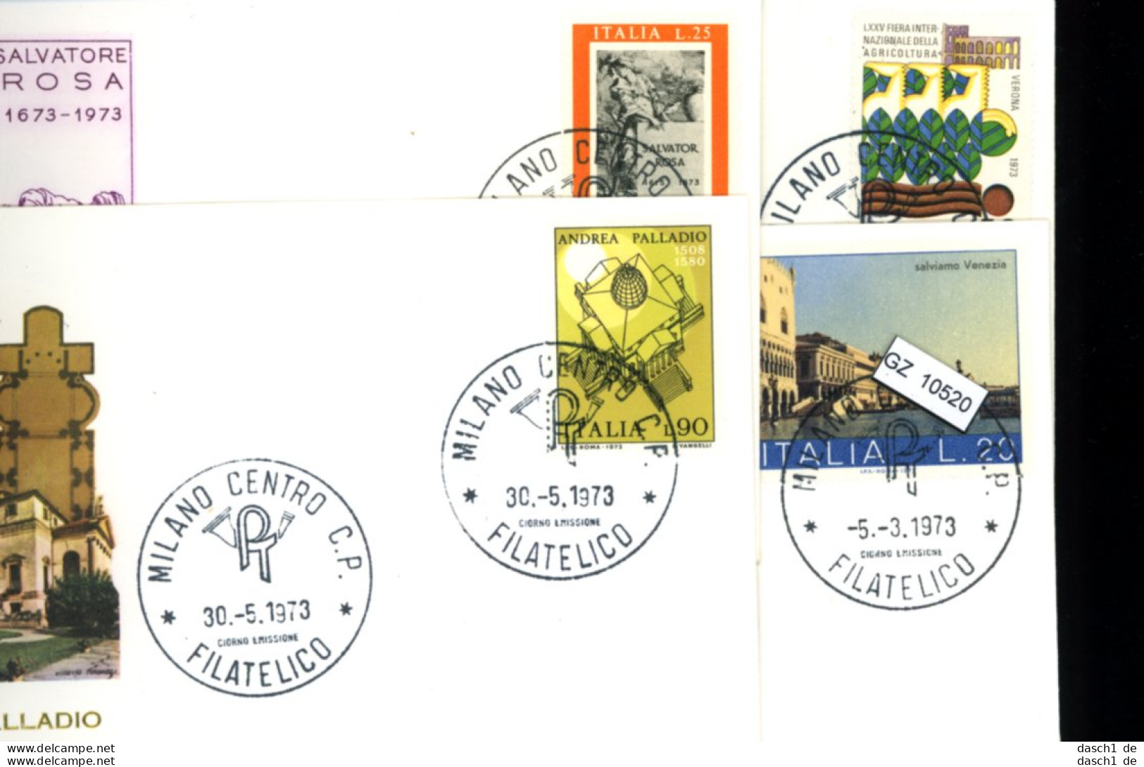 Italien, 8 Lose U.a. FDC, 88 Auf Bedarfsbrief - Collections