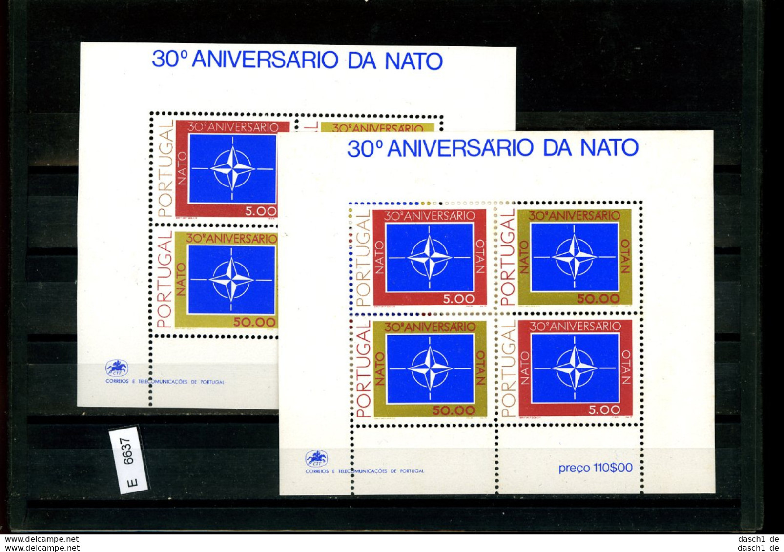 Portugal xx, o, 10 Lose u.a. ATM FDC 1984