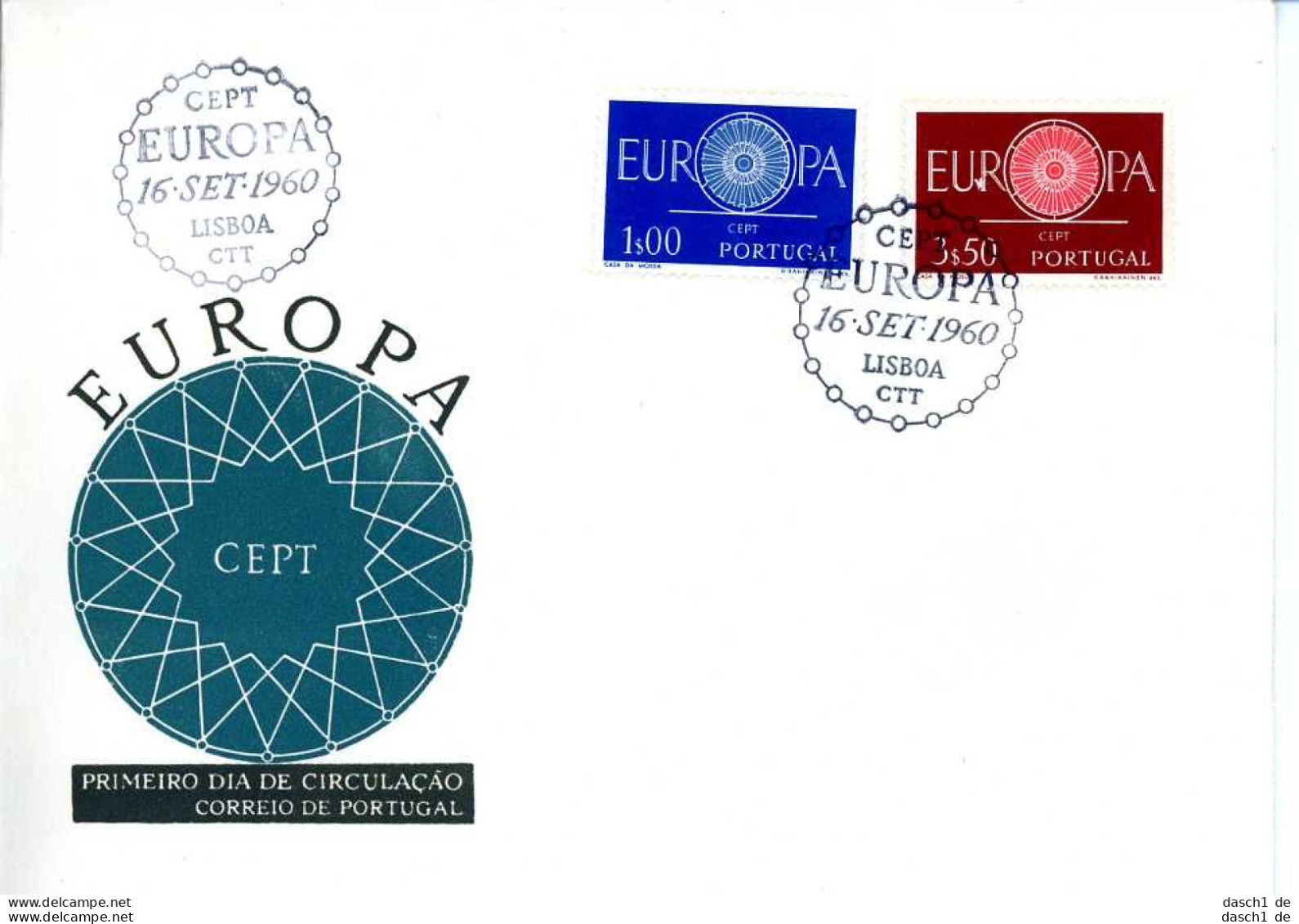 Europa, CEPT, 1960, FDC und Sonderbelege, 21 Briefe