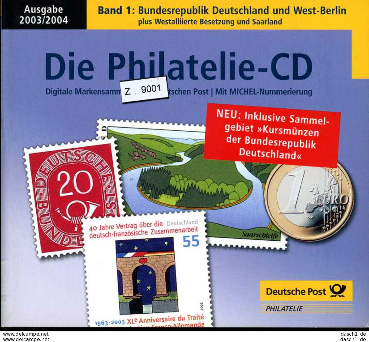 Bundesrepublik, - Berlin, 3 Lose U.a. Die Philatelie - CD 2001/2002, Band 1, BRD West-Berlin - Allemand