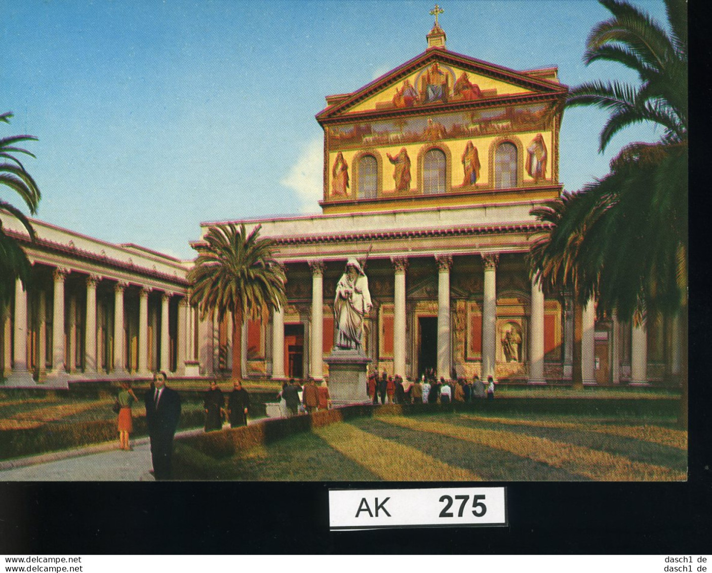 AK275, AK Nicht Gelaufen, Hl. Paulus Hauptkirche Um 1965, Rom, Italien - Eglises