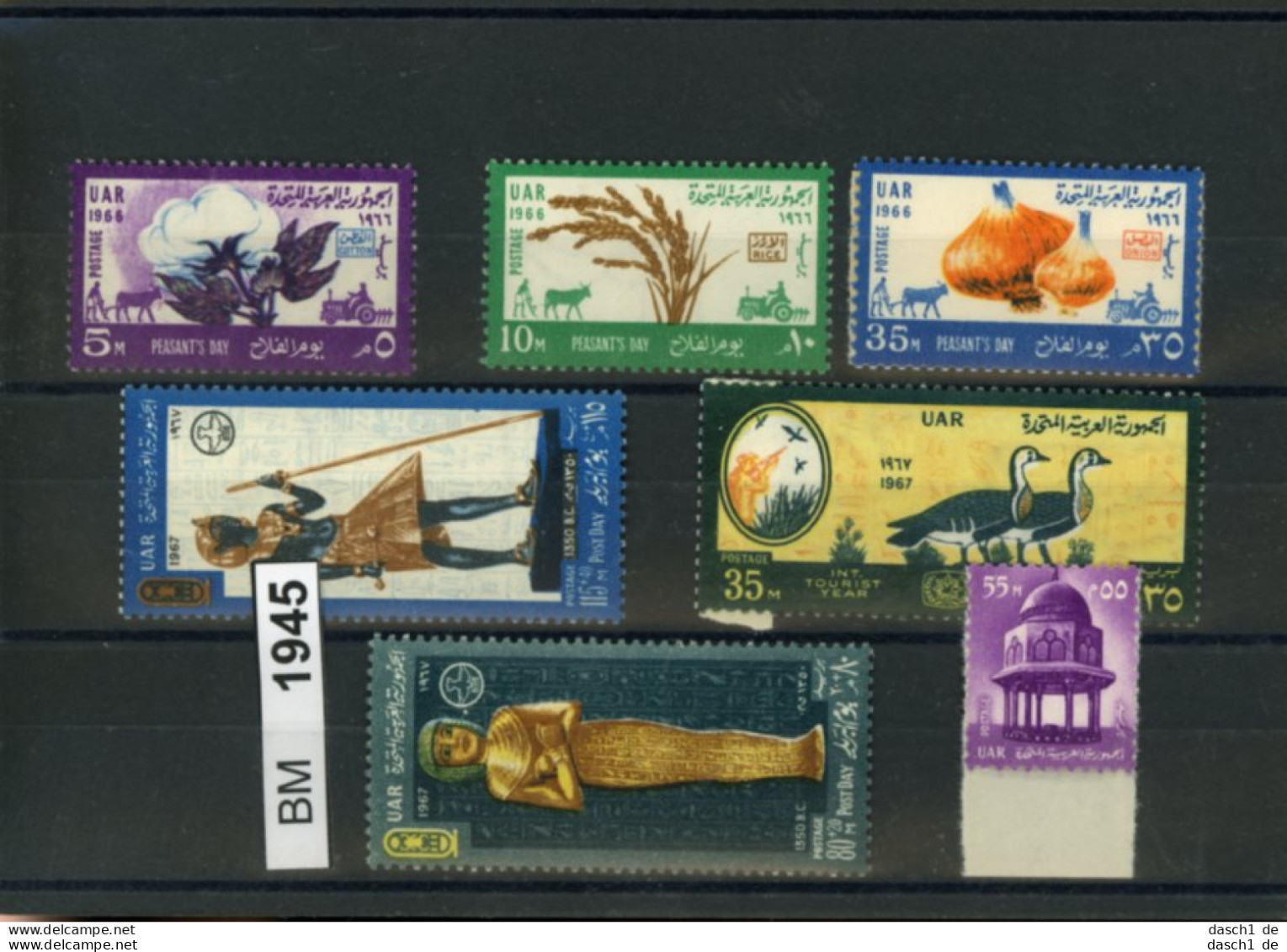 Ägypten, Xx, Konvolut Auf A6-Karte 308-310, Aus 1966-1967 U.a. - Ungebraucht