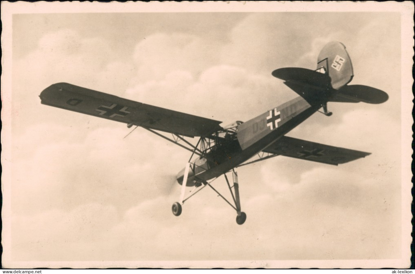 Ansichtskarte  Ein Fieseler Storch Im Abflug Luftwaffe Flugzeug 1941 - 1939-1945: II Guerra