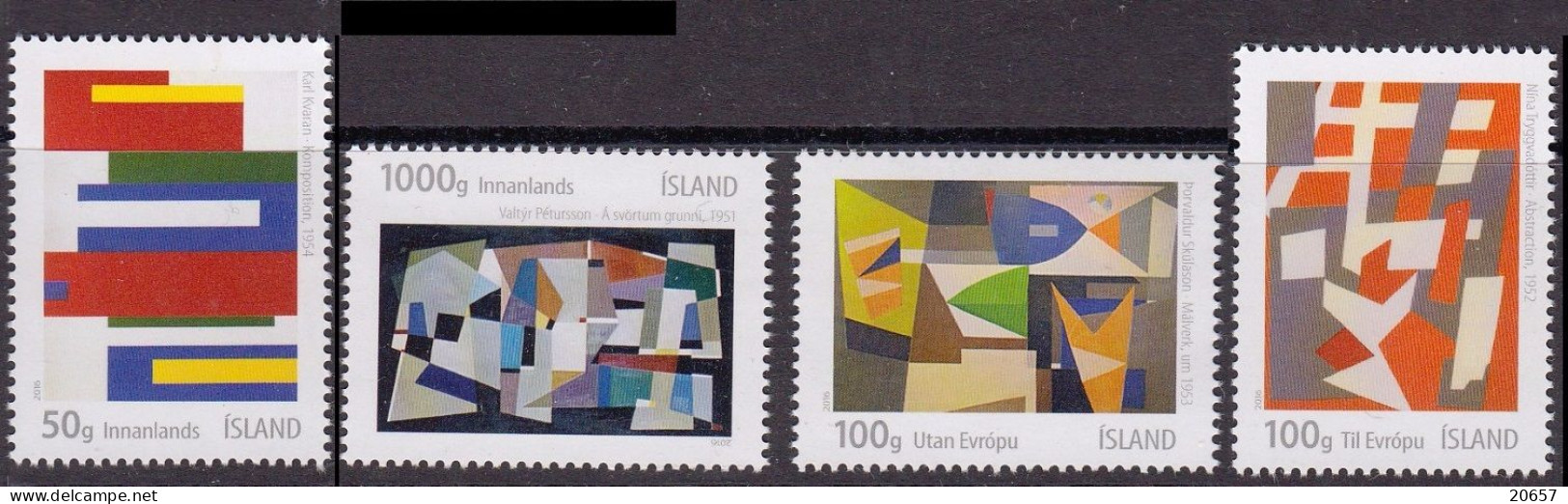 Island Islande 1435/38 Tableaux - Modern