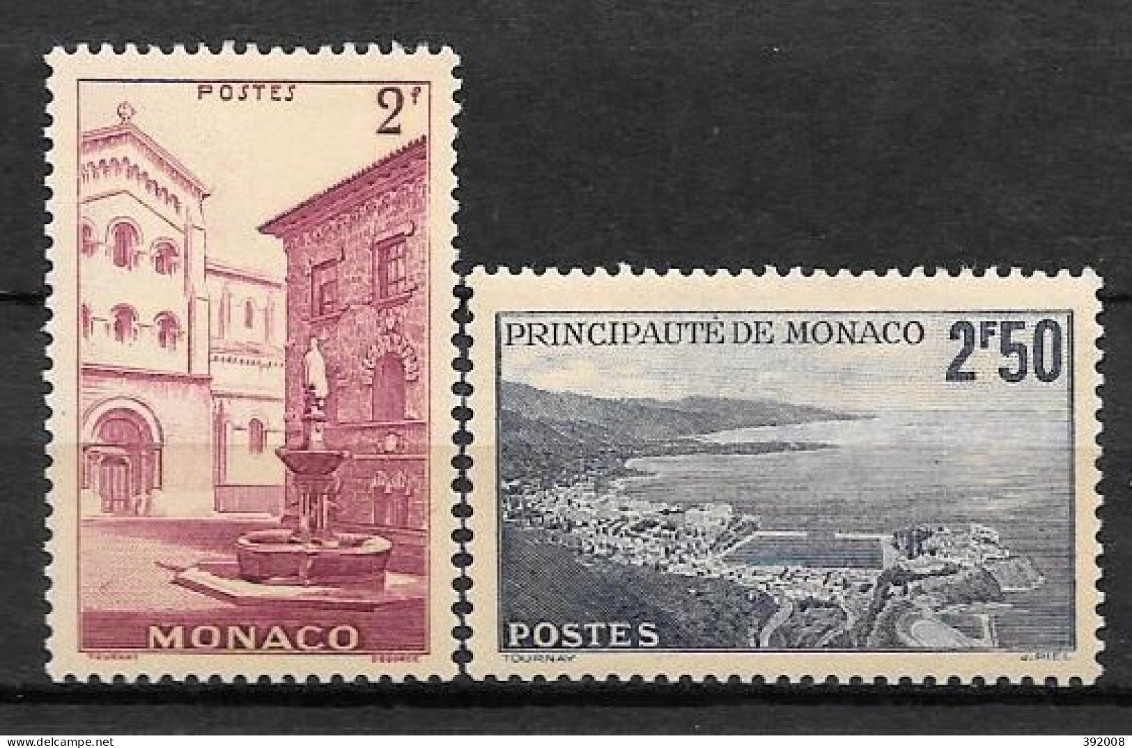 1939 - 178 + 179A *MH  - Vue De Monaco - Unused Stamps