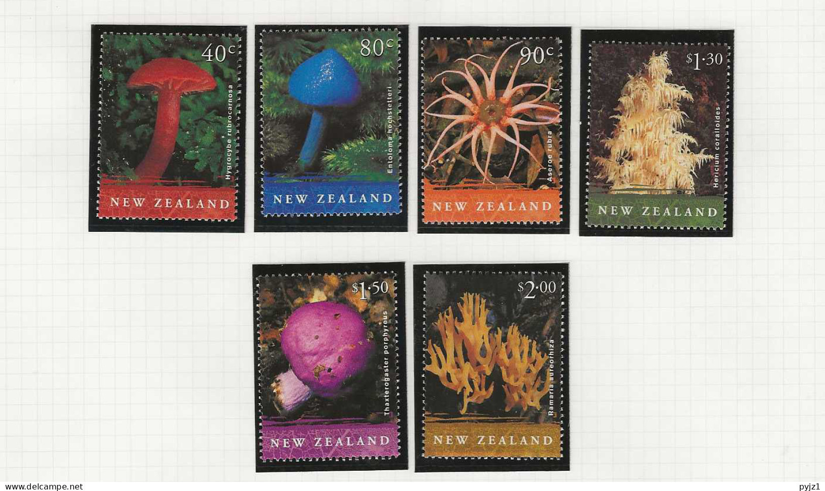 2002 MNH New Zealand Mi 1973-78 Postfris** - Nuevos