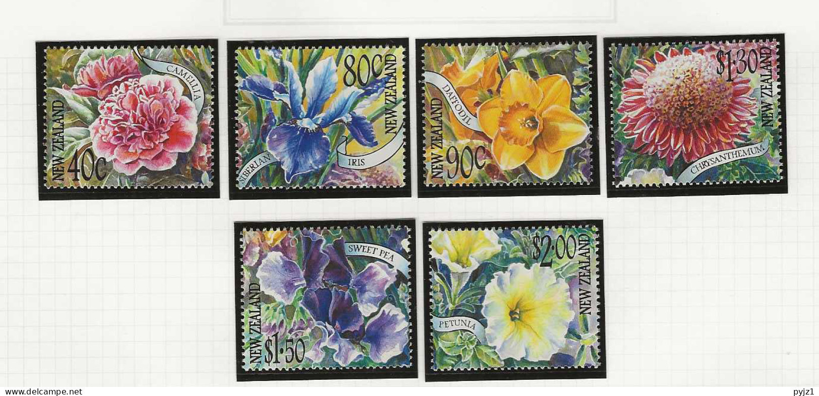 2001 MNH New Zealand Mi 1896-1901 Postfris** - Ungebraucht