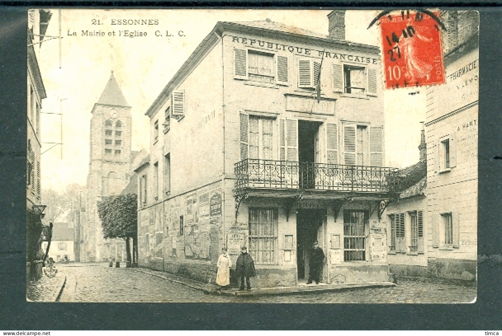 10031 F-91 - ESSONNES - La Mairie Et L’Eglise - Essonnes