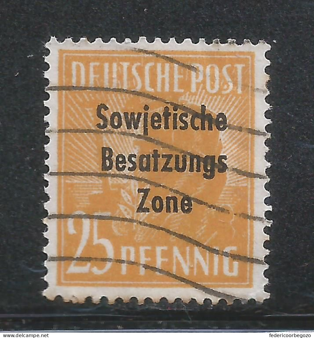 Allierte Besetzung (Sowjetische Zone) 191 AF IX Bitte Siehe Foto - Oblitérés