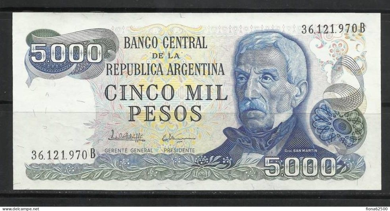 ARGENTINE . BILLET DE 5000 PESOS . - Argentine