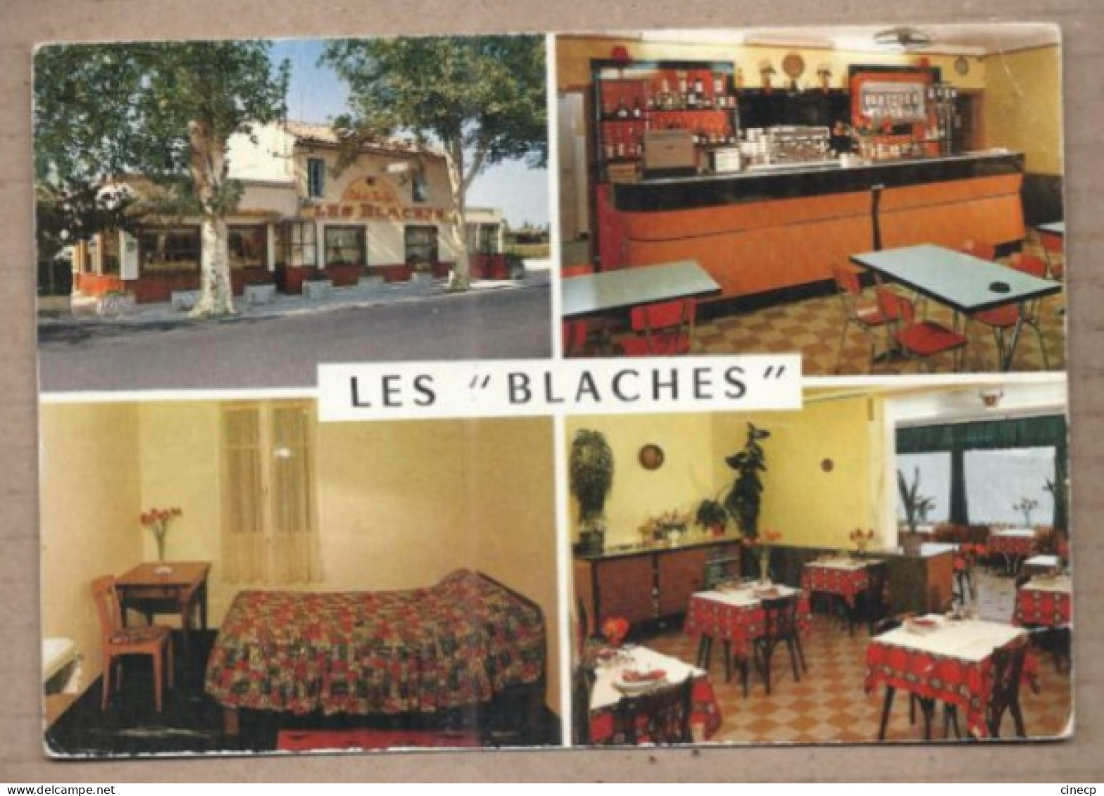 CPSM 26 - PIERRELATTE - HOTEL RESTAURANT " RELAIS DES BLACHES " 4 Vues Façade Bar Etc... - Route NATIONALE 7 - Pierrelatte