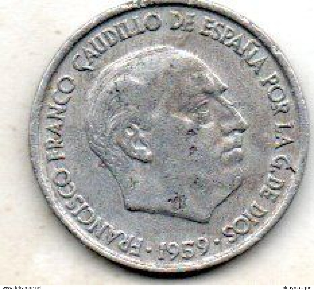 10 Centimos 1959 - 10 Centimes & 25 Centimes