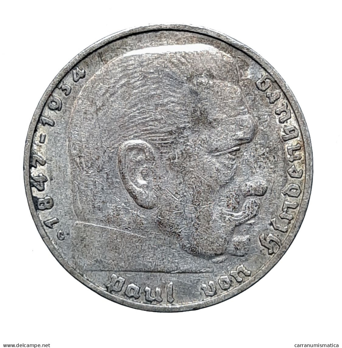 [NC] GERMANIA - 2 MARK 1938 - ARGENTO (nc145a) - 2 Reichspfennig