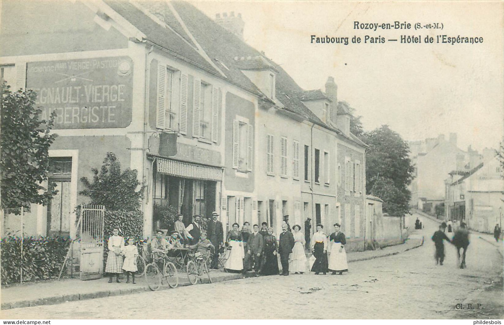 SEINE ET MARNE  ROZOY EN BRIE   Faubourg De Paris Hotel De L'espérance - Rozay En Brie