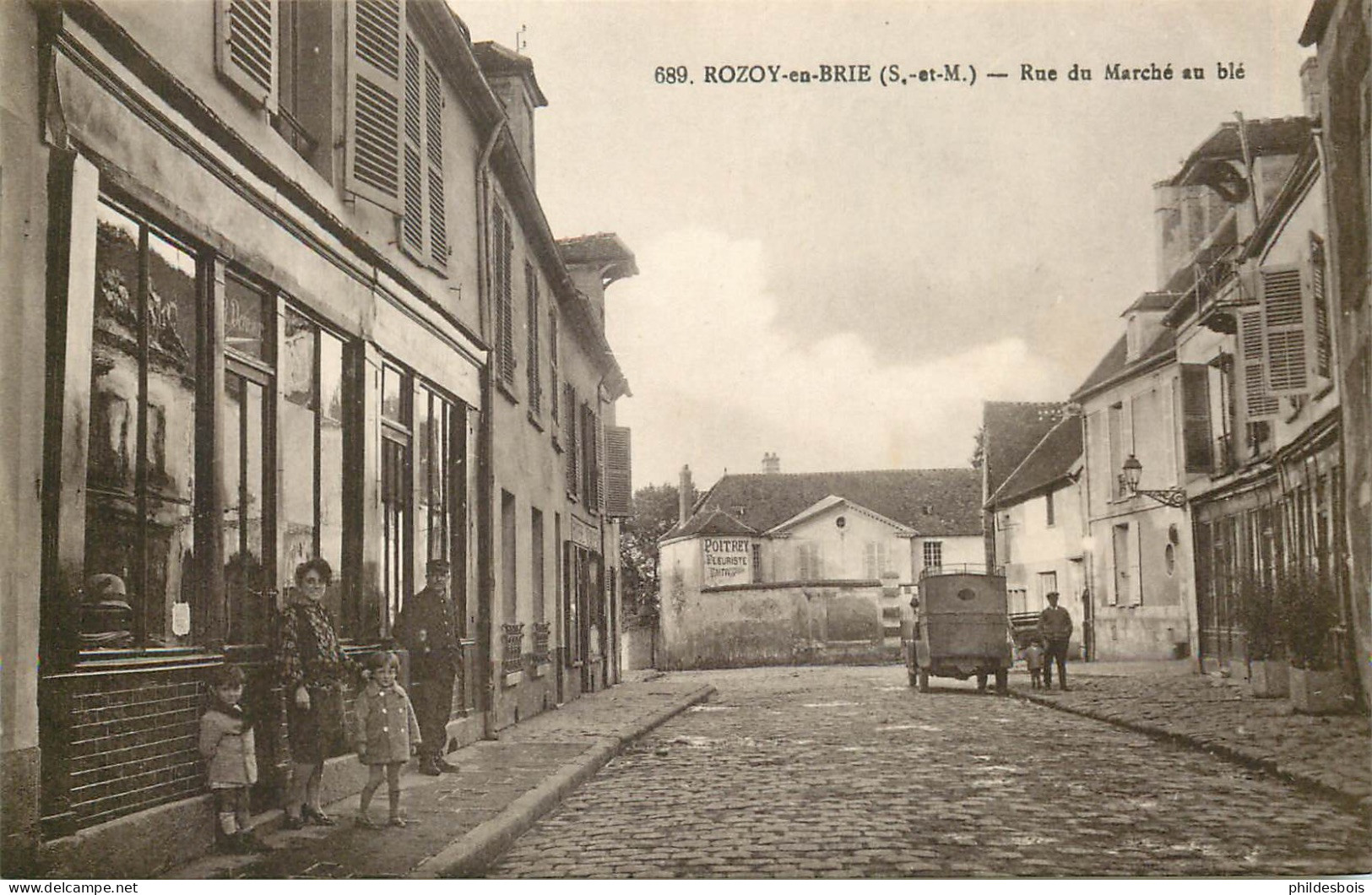 SEINE ET MARNE  ROZOY EN BRIE   Rue Du Marché Au Blé - Rozay En Brie