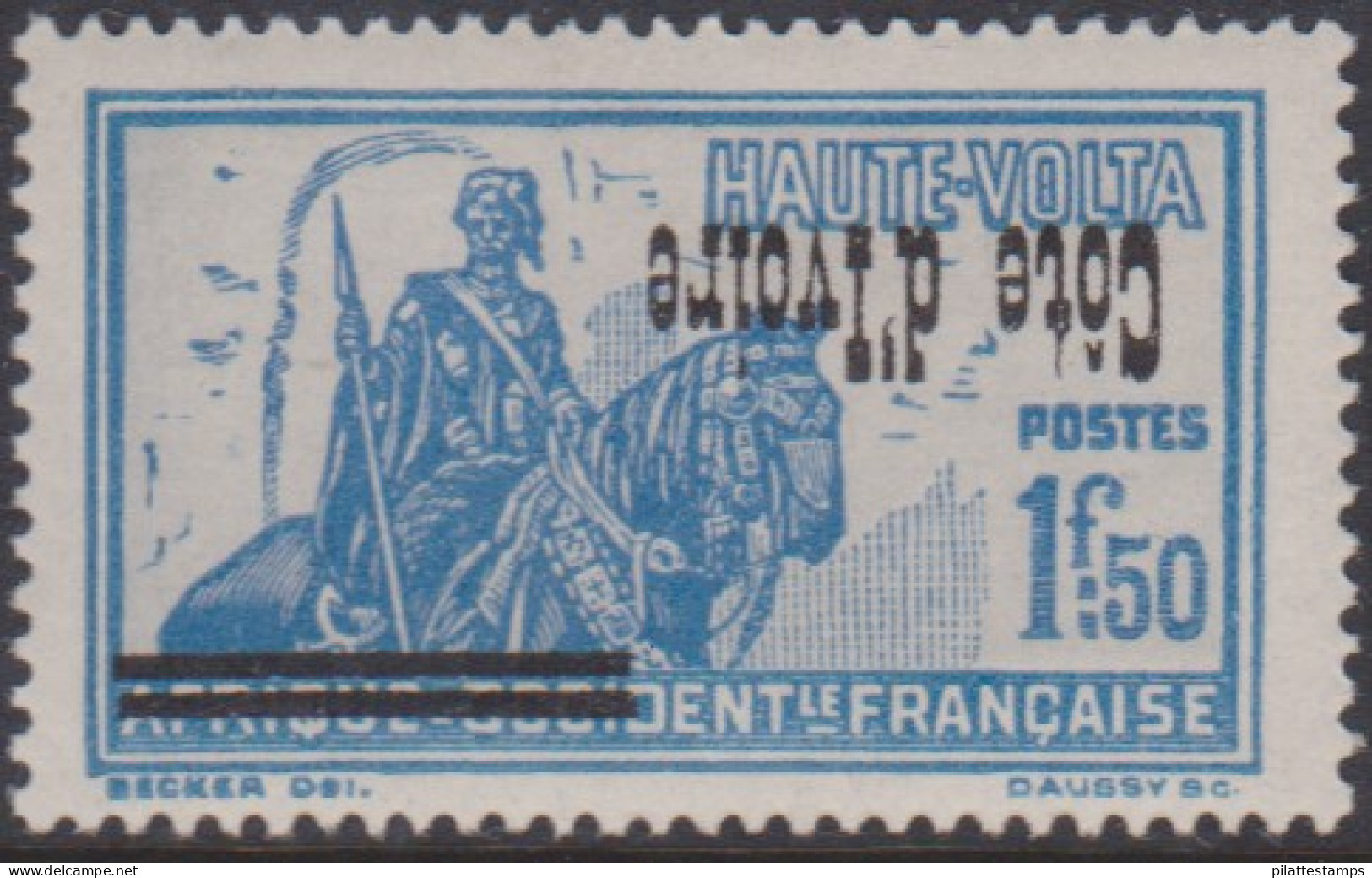 Côte D'ivoire 101a** Variété Surcharge Renversée - Other & Unclassified