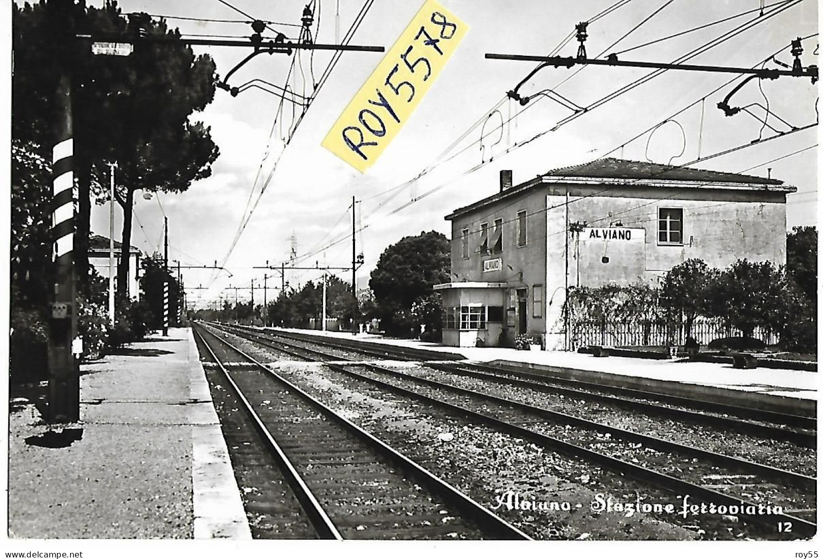 Umbria Terni Alviano Stazione Ferroviaria Veduta Interno Stazione Ferroviaria Di Alviano - Bahnhöfe Ohne Züge