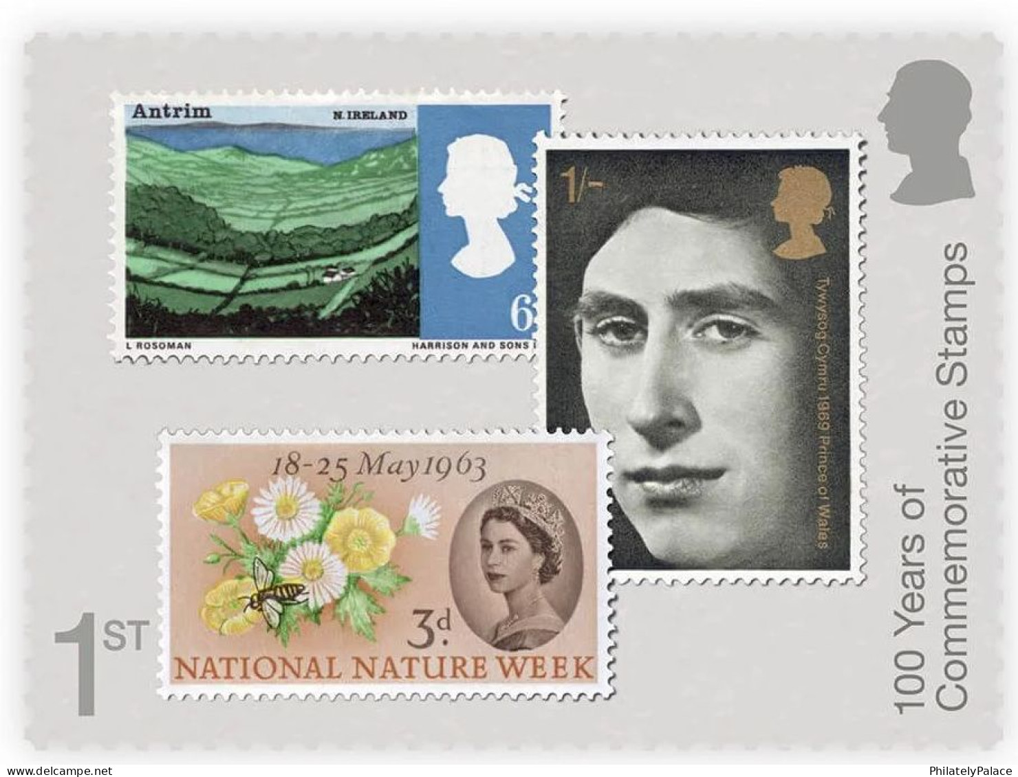 Great Britain (UK) New 2024 ,Stamp on Stamp, Lion,Queen,Butterfly,Flower,Music,Presentation Pack, Set of 10, MNH (**)