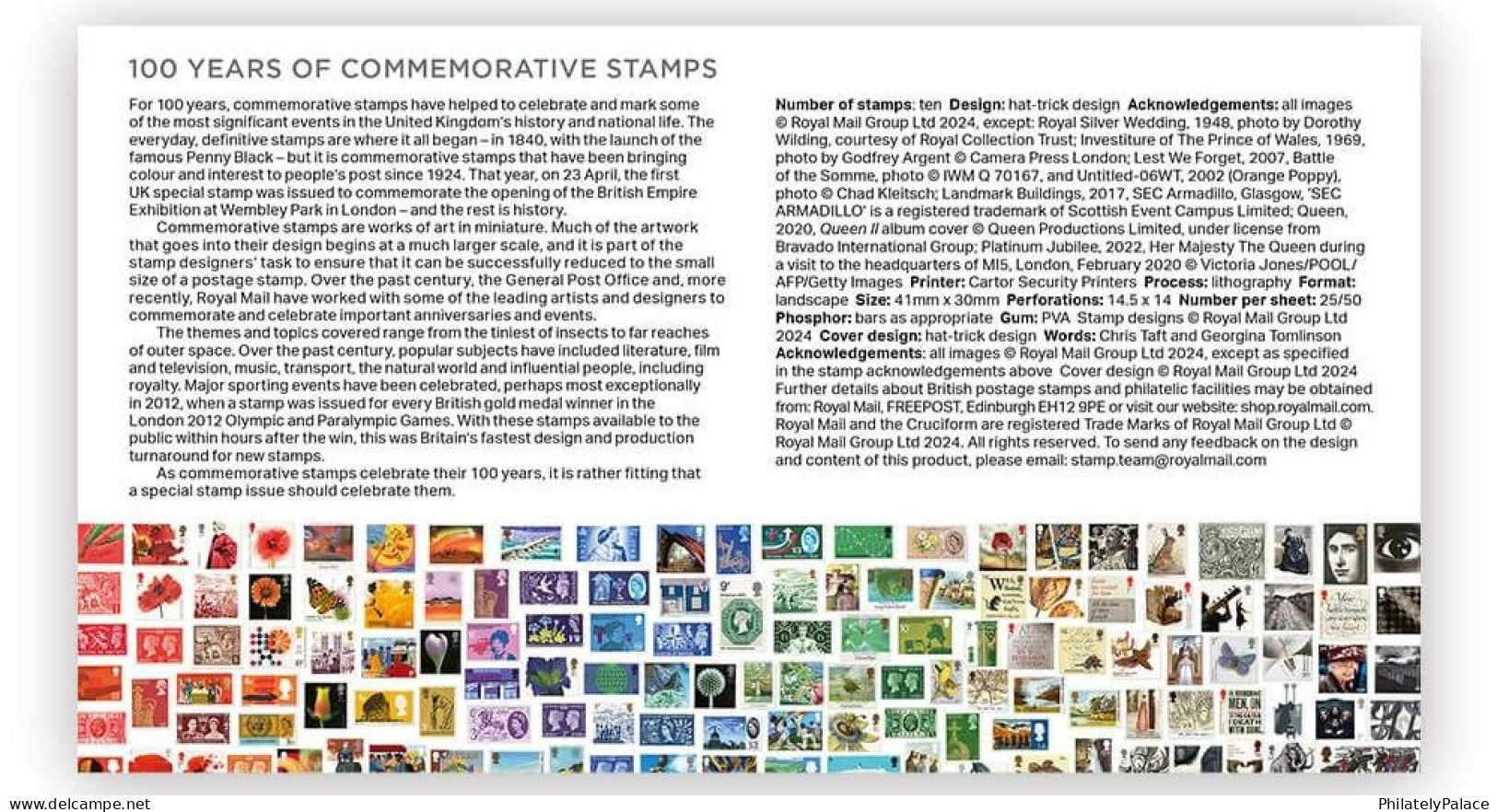 Great Britain (UK) New 2024 ,Stamp On Stamp, Lion,Queen,Butterfly,Flower,Music,Architecture, FDC Cover+ Brochure (**) - Covers & Documents