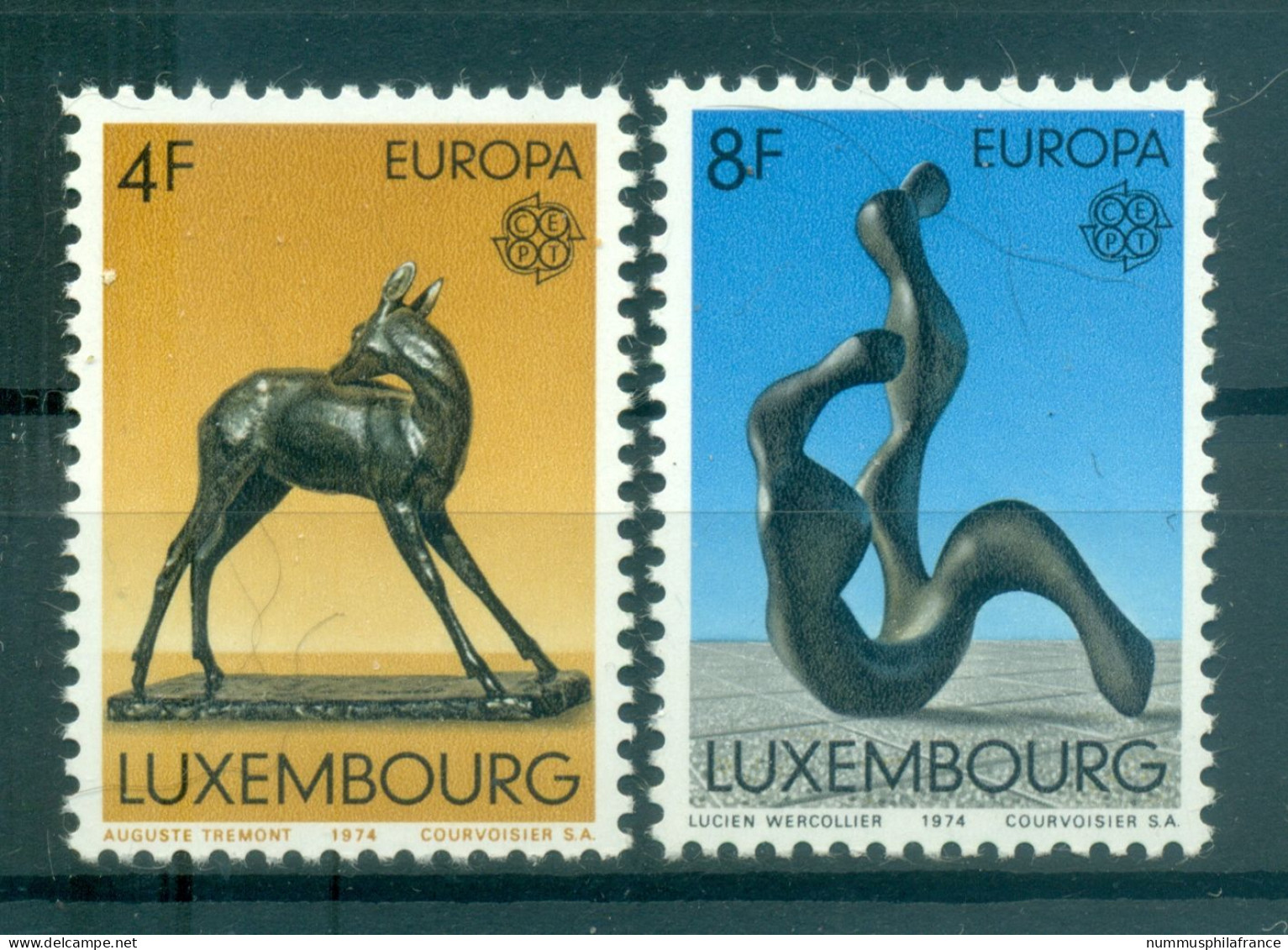 Luxembourg 1974 - Y & T N. 832/33 - Europa (Michel N. 882/83) - Ongebruikt