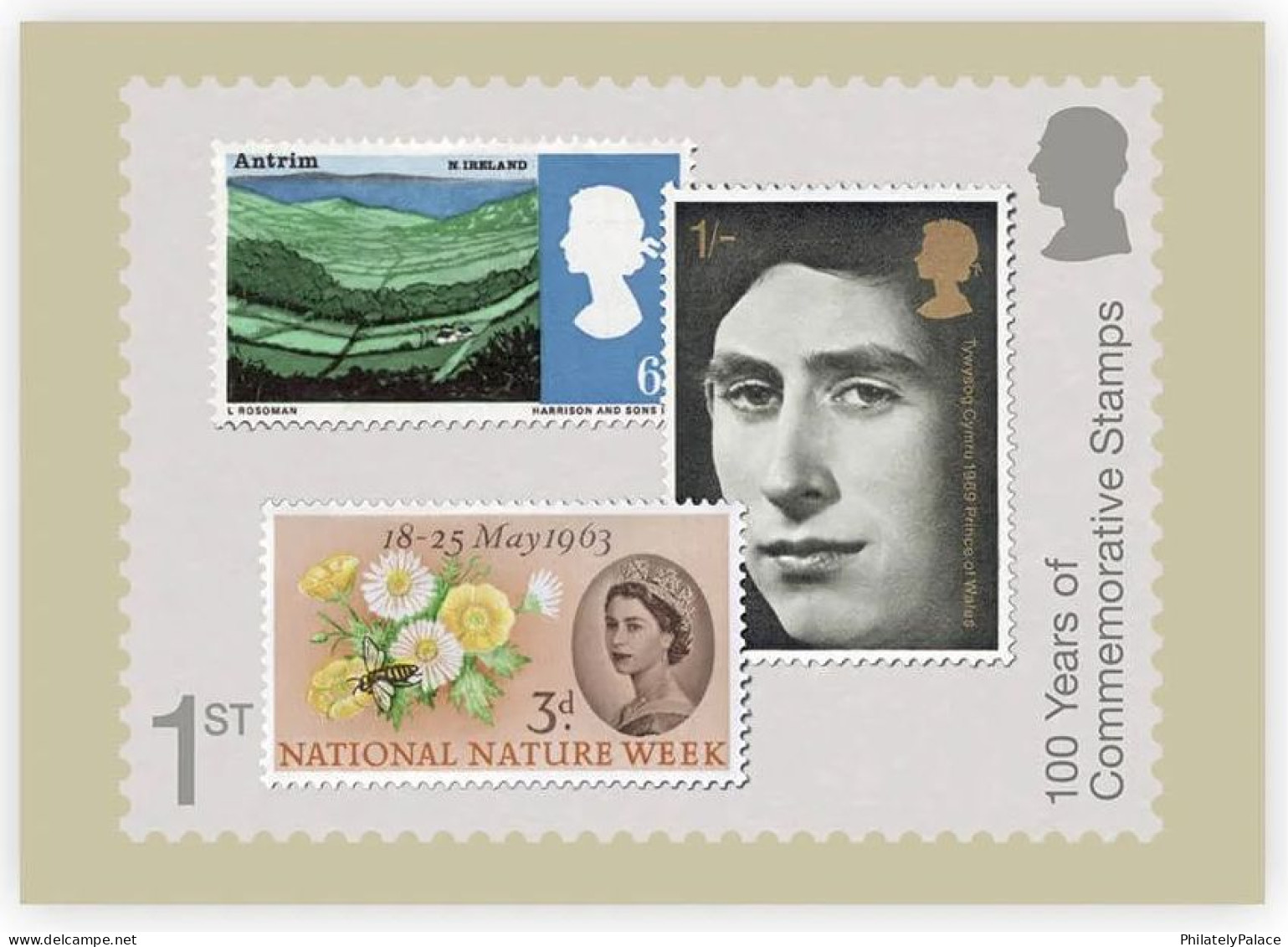 Great Britain (UK) New 2024 ,Stamp On Stamp, Lion,Queen,Butterfly,Flower,Music,Architecture, Set Of 10, Postcards (**) - Ungebraucht