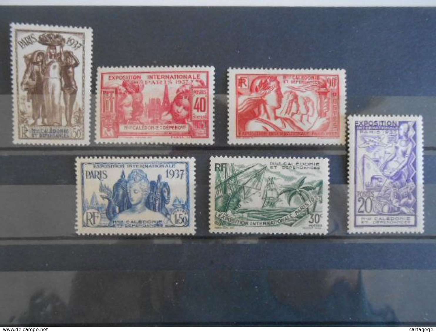 NLE-CALEDONIE YT 166/171 EXPOSITION COLONIALE* - Unused Stamps