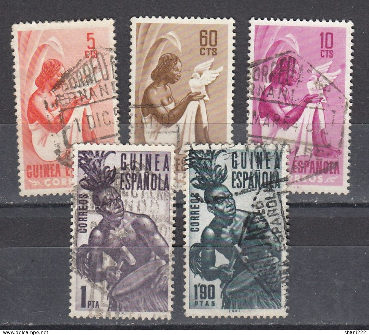 Spanish Guinea - 1953 Definitives,  - Used Set (e-809) - Spaans-Guinea