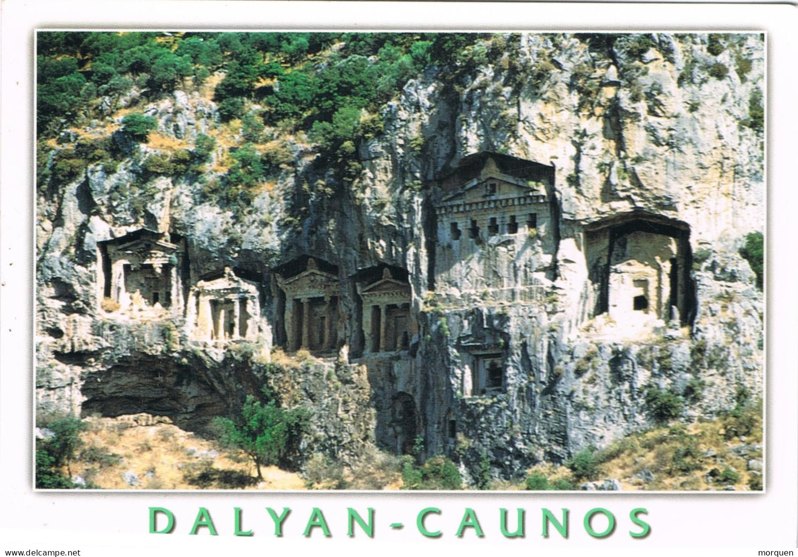 54737. Postal DALYAN, Caunos (Turquia( 2004. Vista Cuevas - Briefe U. Dokumente