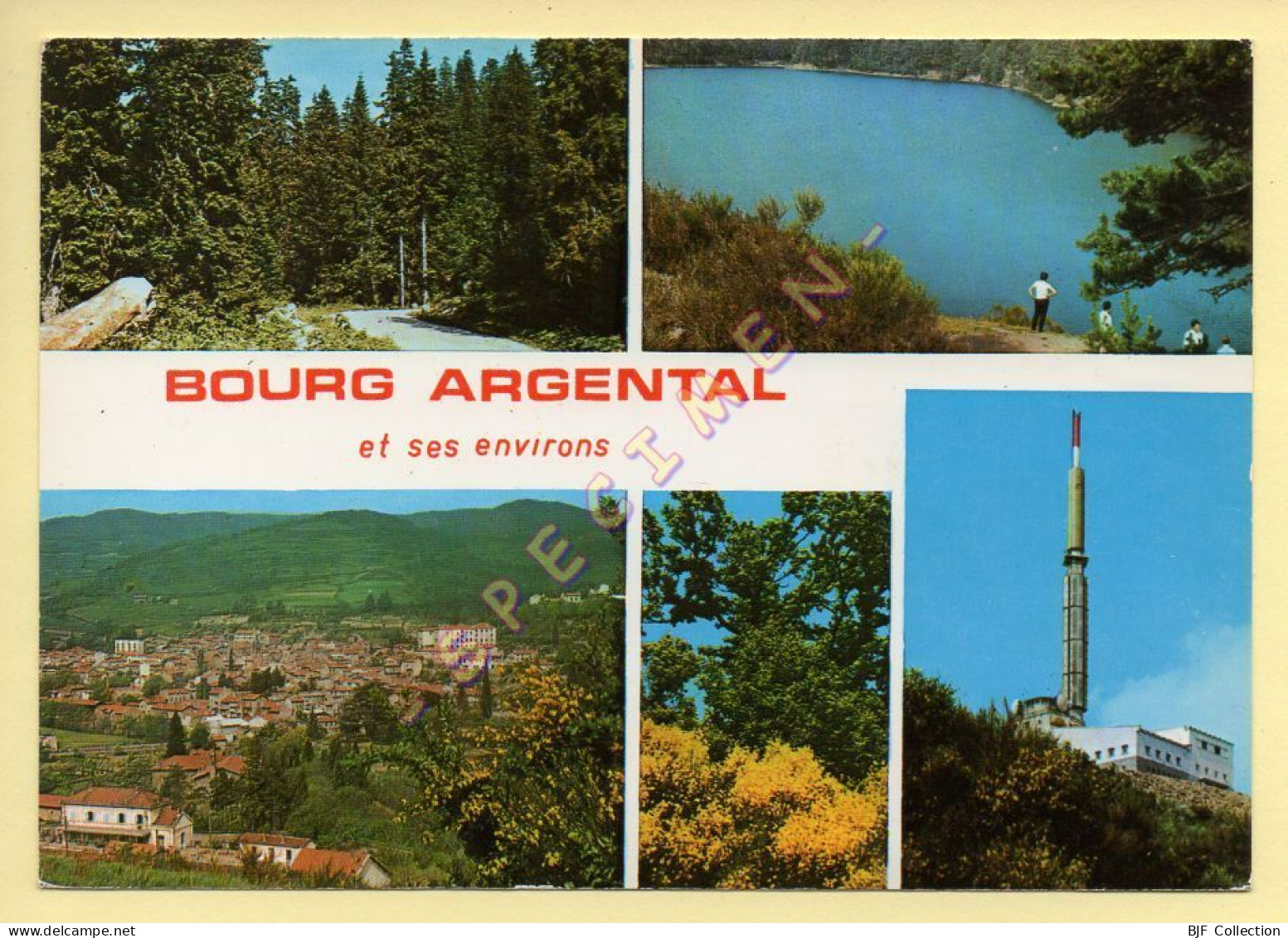 42. BOURG ARGENTAL Et Ses Environs - Multivues (voir Scan Recto/verso) - Bourg Argental