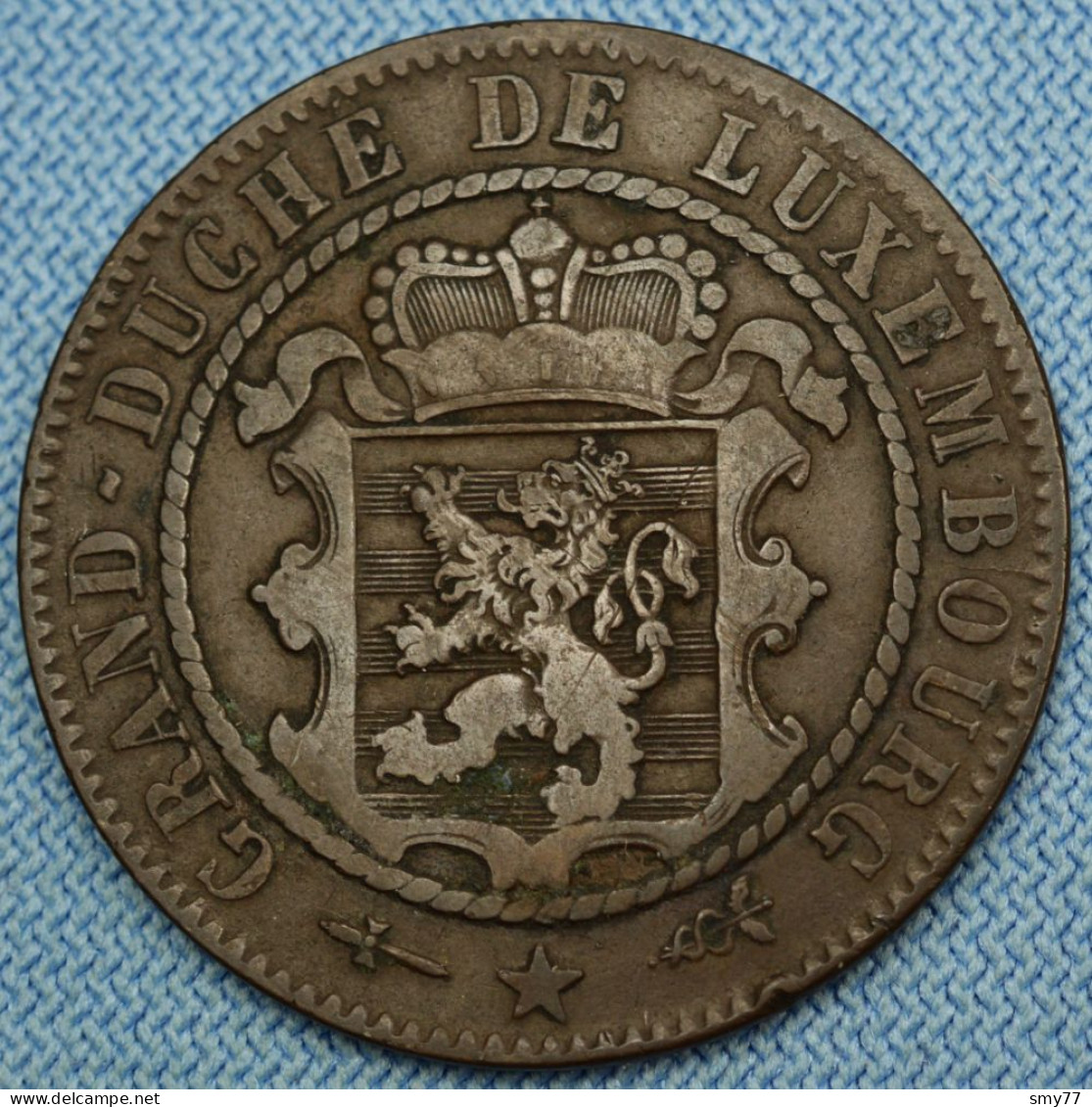 Luxembourg • 10 Centimes 1870   ► Without Dot / Sans Point ◄  Rarer Variant(e) Plus Rare • Luxemburg •  [24-582] - Luxemburg