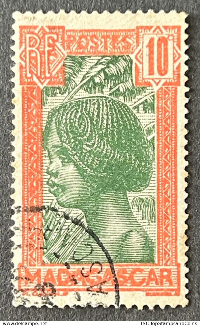 FRMG0165U - Hova Child - 10 C Used Stamp - Madagascar - 1930 - Usati