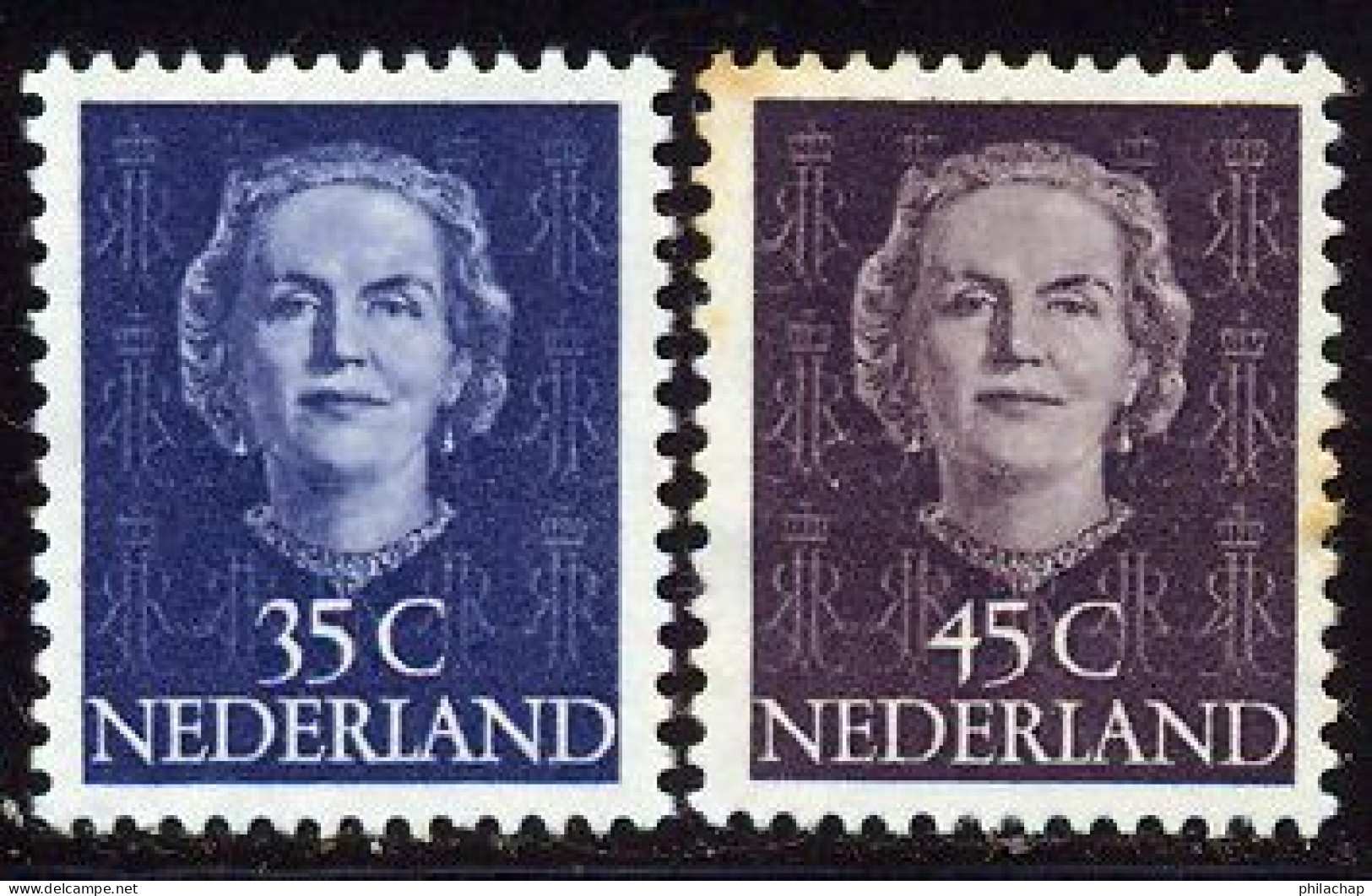 Pays-Bas 1949 Yvert 518 - 521 ** B - Neufs