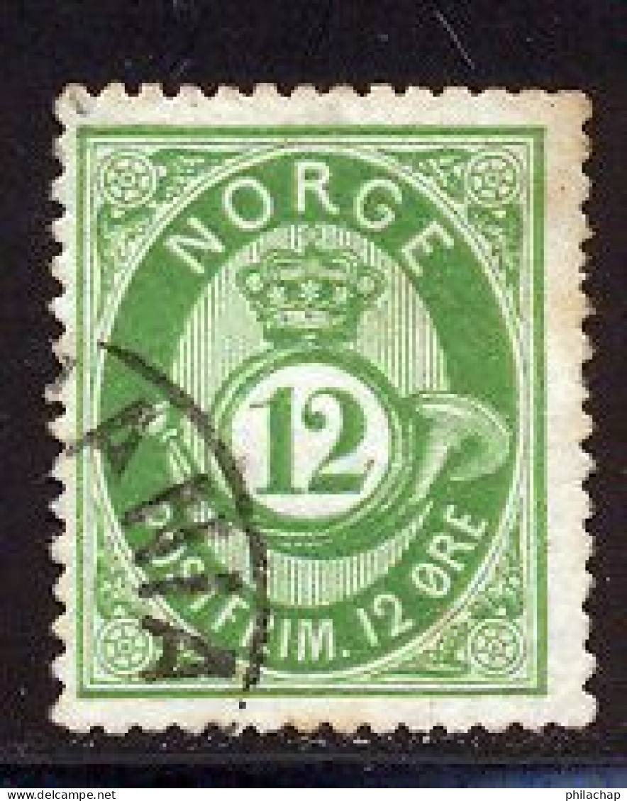 Norvege 1877 Yvert 26 (o) B Oblitere(s) - Used Stamps
