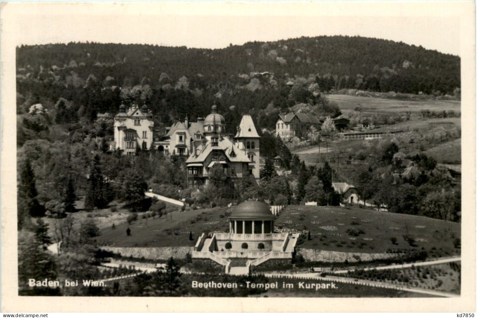 Baden Bei Wien, Beethoven - Tempel Im Kurpark - Baden Bei Wien