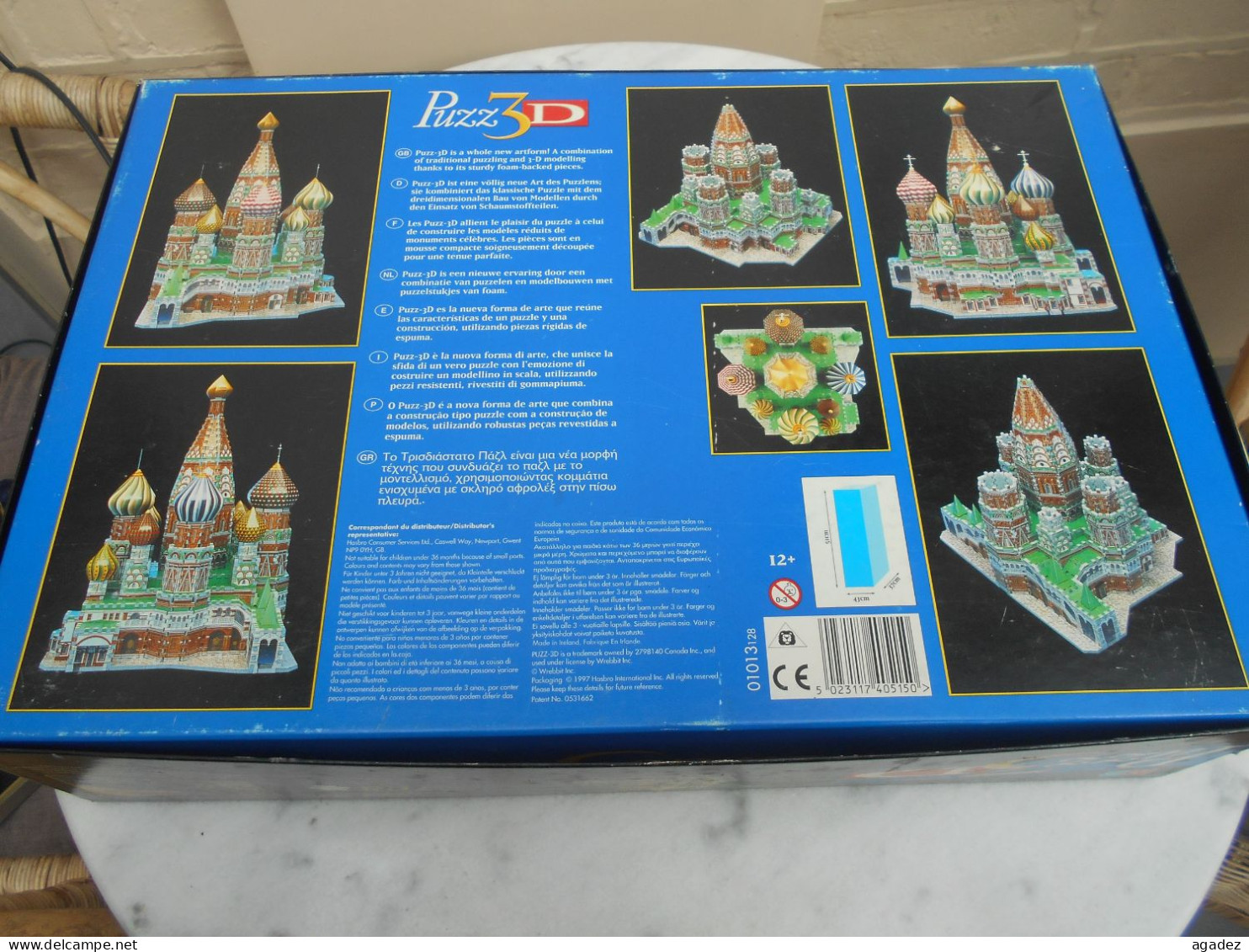 Puzzle 3D 708 Pieces MB Cathedrale Saint Basile Moscou - Other & Unclassified