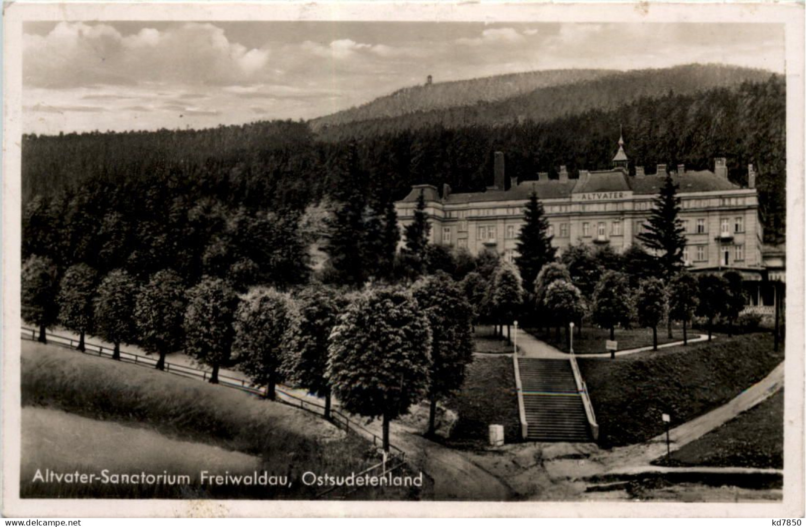 Altvater Sanatorium Freiwaldau - Ostsudetenland - Sudeten