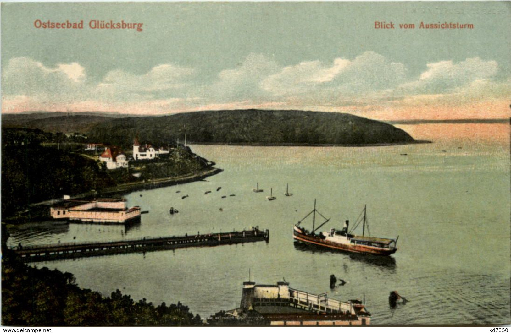 Seebad Glücksburg, Blick Vom Aussichtsturm - Schleswig