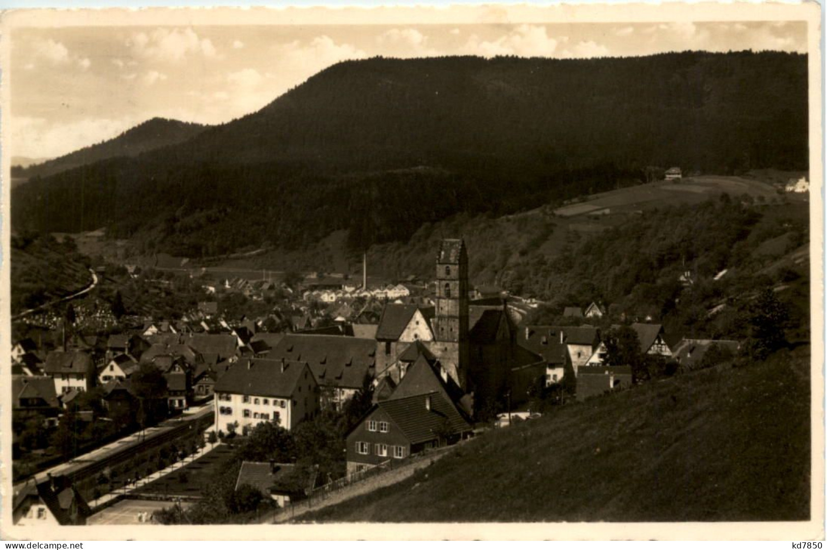 Kurort Alpirsbach Im Schwarzwald, Blick Vom Waldhotel Burghalde - Alpirsbach