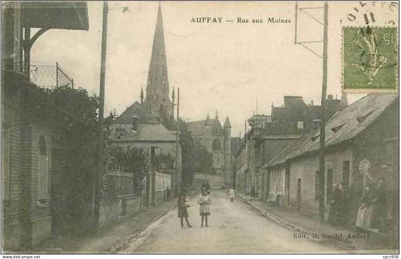 76.AUFFAY.RUE AUX MOINES - Auffay