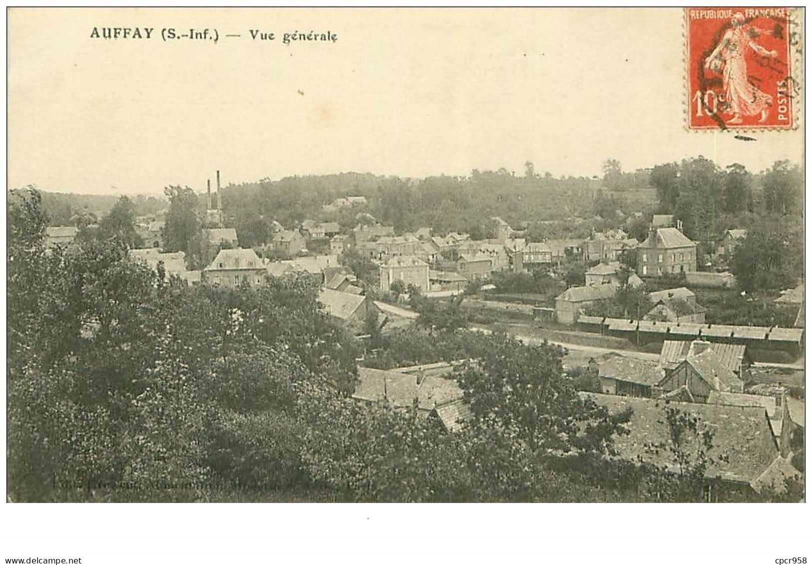 76.AUFFAY.n°9926.VUE GENERALE - Auffay