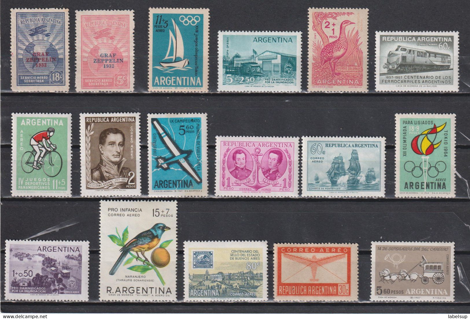 Lot De Timbres Neufs** D'Argentine D'années Diverses - Collections, Lots & Séries