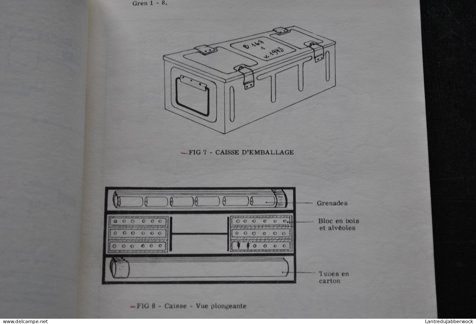 Les Grenades Précis N°EI/2341 1963 Défensive Offensive Anti-chars 75 Lacrymogène MKIV Fusée-Piège Armée Belge  - Other & Unclassified