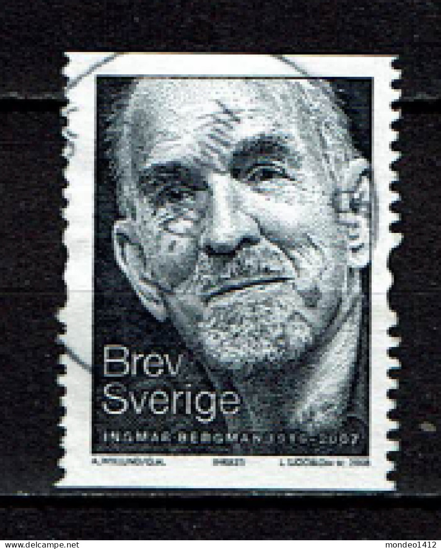 Sweden 2008 - Cinéma, Cinéaste Ingmar Bergman - Used - Gebraucht